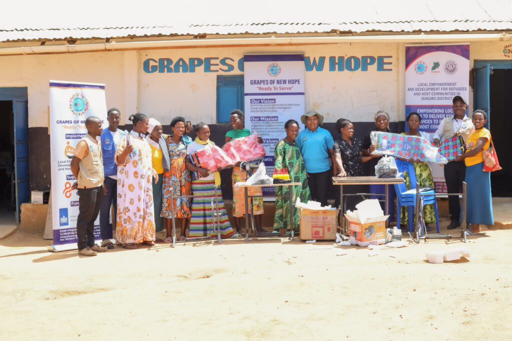 Empowering Refugee and Host Community Youth Through Digital and Vocational Skills Development in Nakivale Refugee Settlement tailoring 01